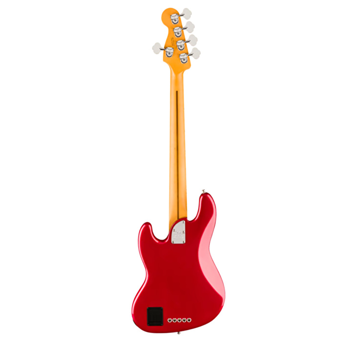 Fender American Ultra II Jazz Bass V Akçaağaç Klavye Sinister Red 5 Telli Bas Gitar